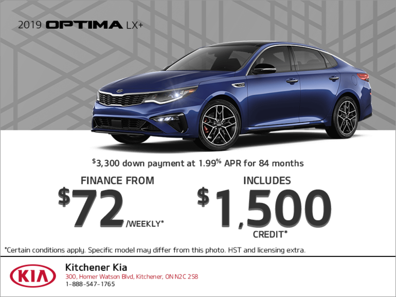 Finance the 2019 Kia Optima!