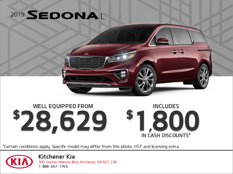 Get the 2019 Kia Sedona!
