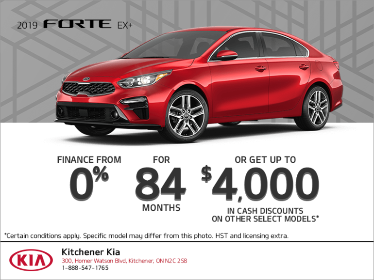 Get the 2019 Kia Forte!