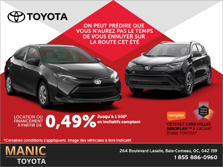 L'événement du fabricant de Toyota!