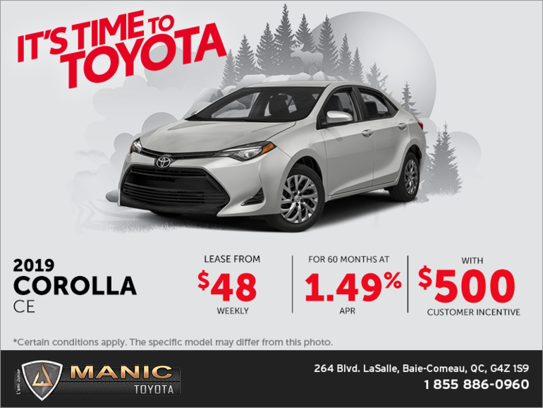 2019 Toyota Corolla CE