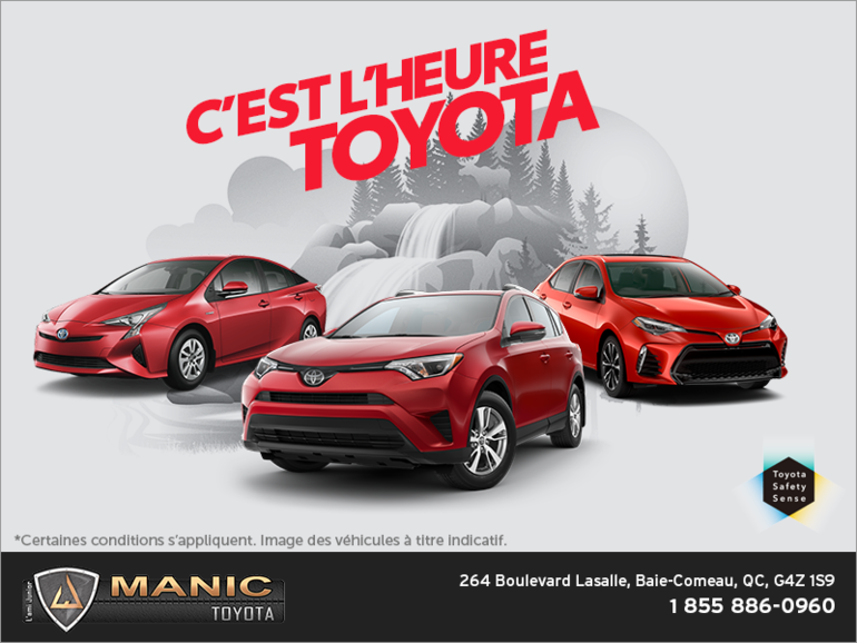 C'est l'heure Toyota!
