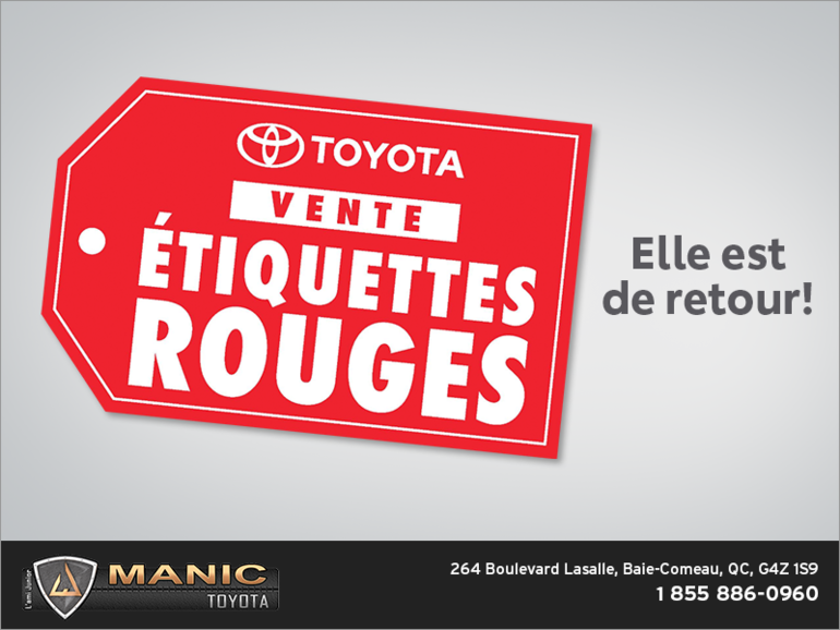 C'est la vente étiquettes rouges!