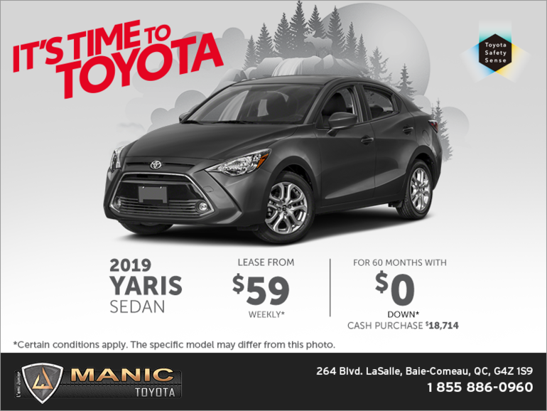 2019 Toyota Yaris Sedan