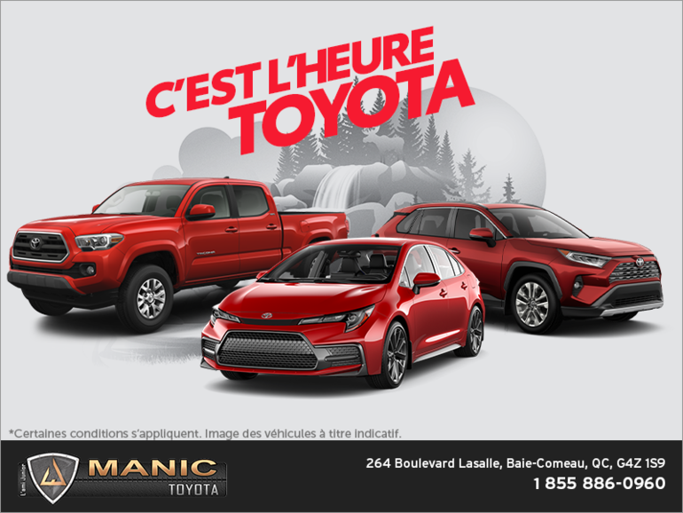 C'est l'heure Toyota!