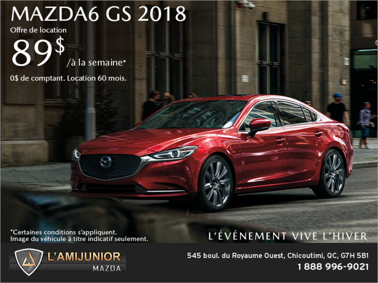 Procurez-vous la Mazda6 2018!