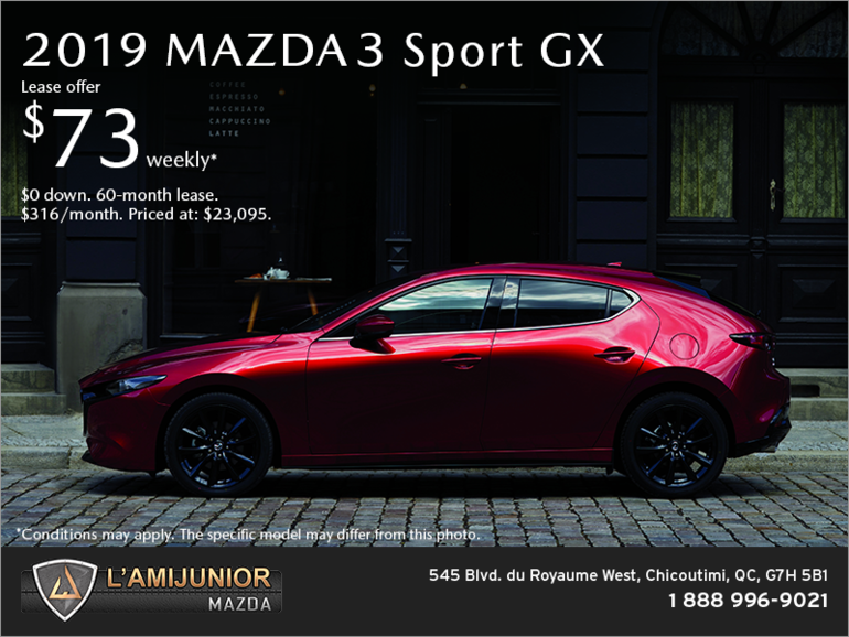 Get the 2019 Mazda3 Sport!
