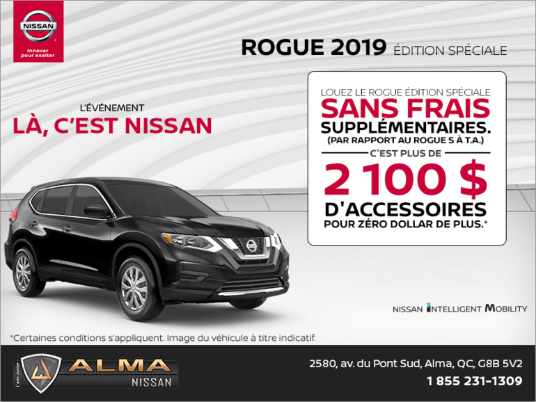 Louez le Nissan Rogue 2019!