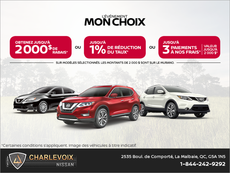 L'événement mon choix