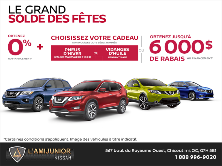 Le grand solde des fêtes!
