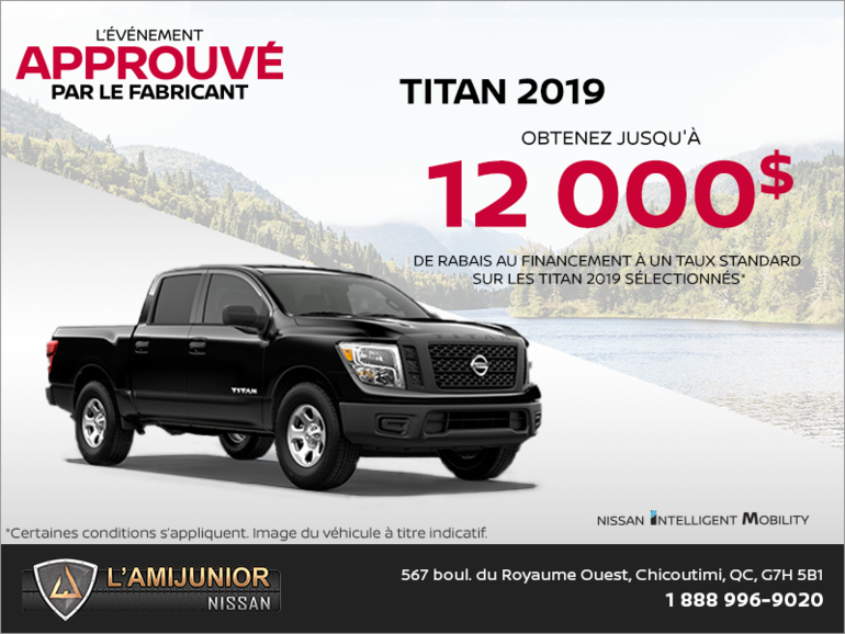 Louez le Nissan Titan 2019 dès aujourd'hui!