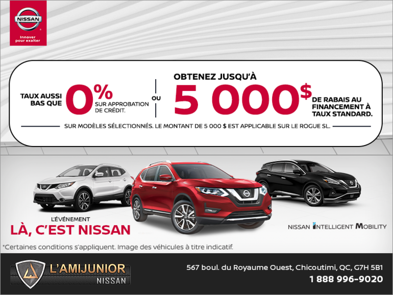 L'événement là, c'est Nissan