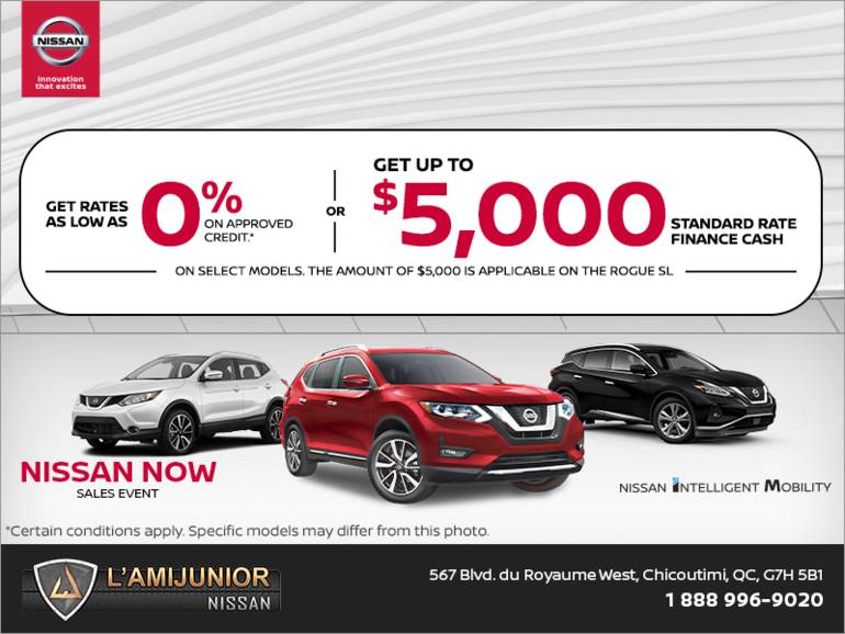 Nissan Now Sales Event!