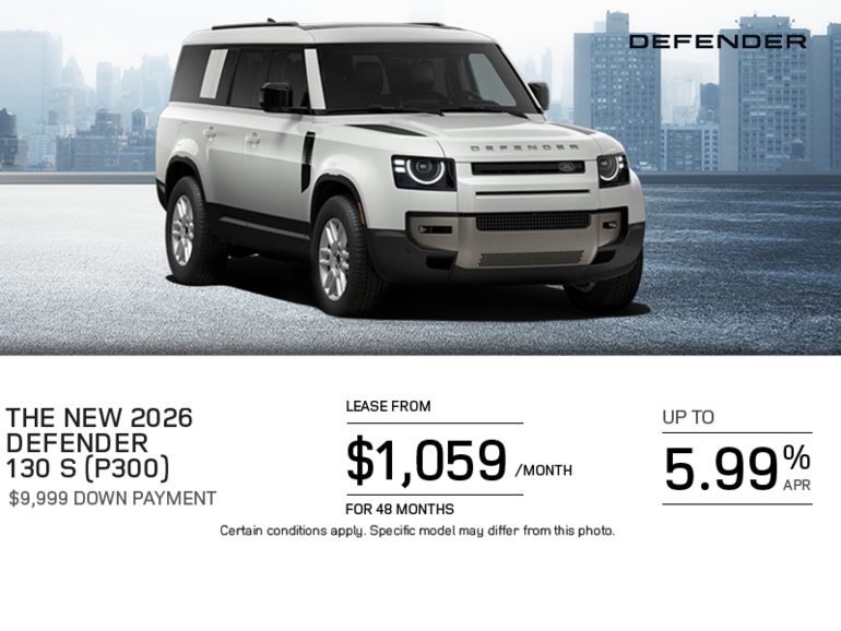 The 2026 Land Rover Defender 130 S