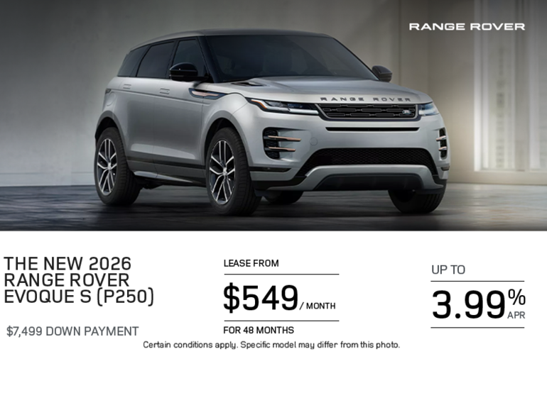 The 2026 Range Rover Evoque
