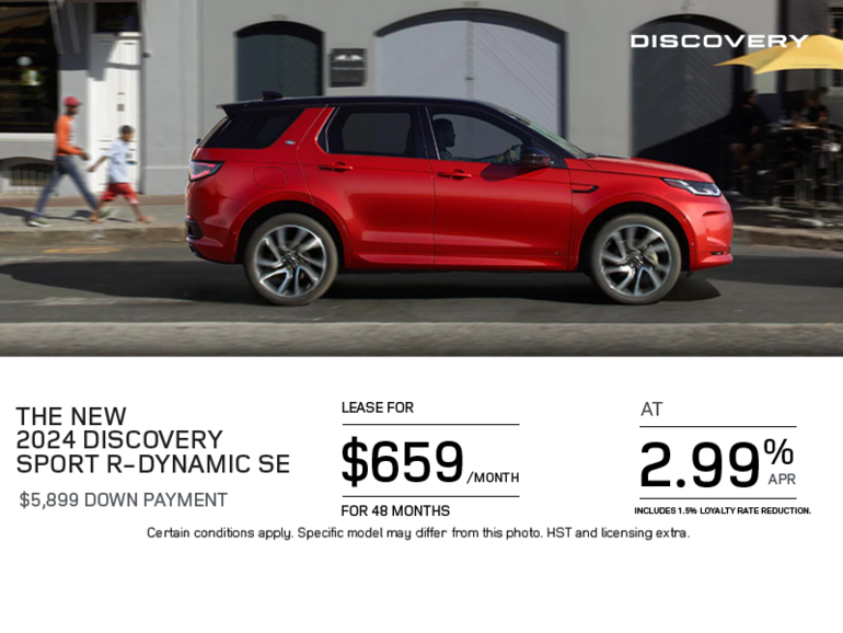 The 2024 Land Rover Discovery Sport