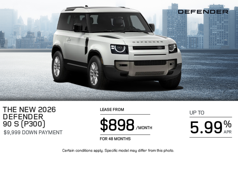 The 2026 Land Rover Defender 90 S