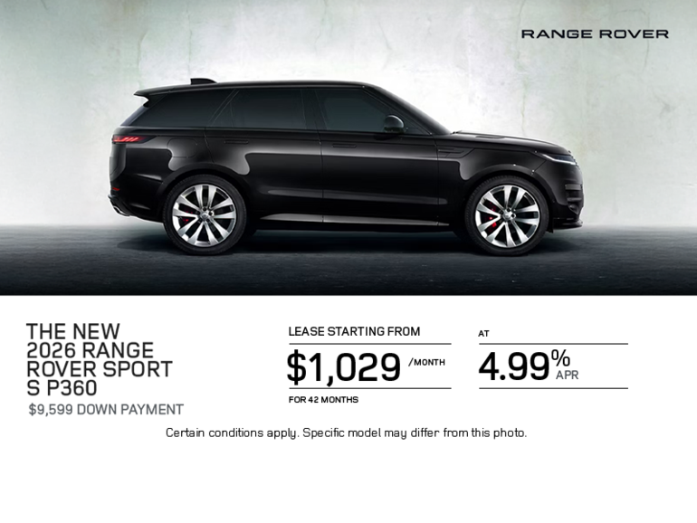 The 2026 Range Rover Sport S