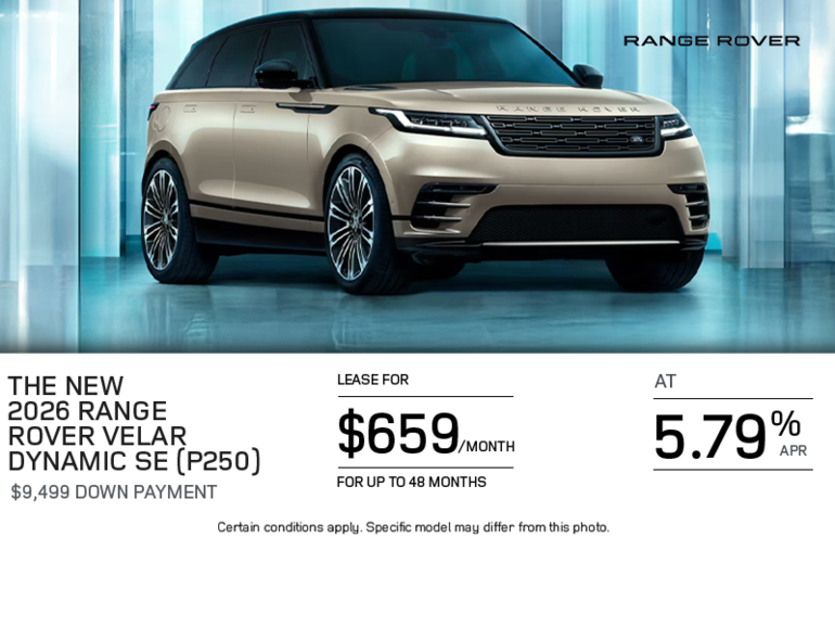 The 2026 Range Rover Velar
