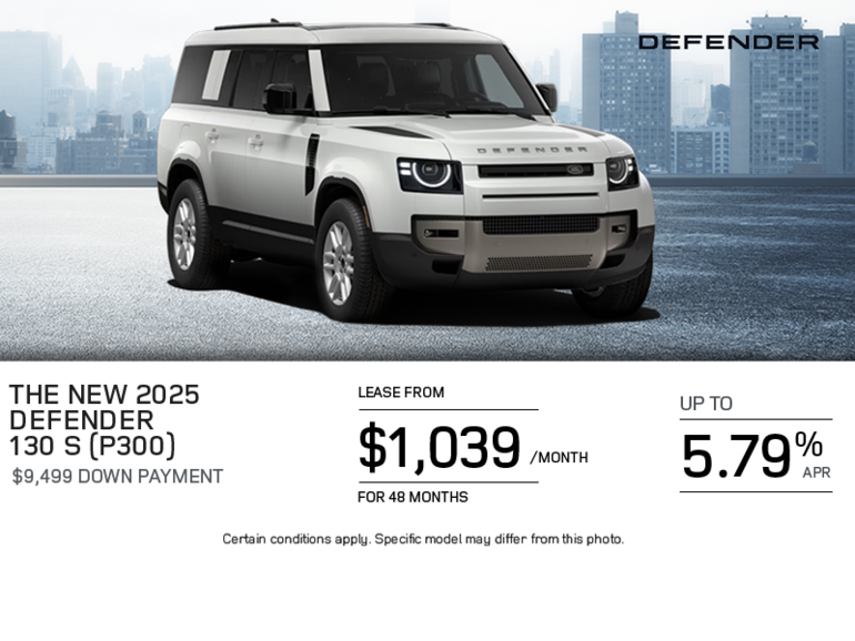 The 2025 Land Rover Defender 130 S