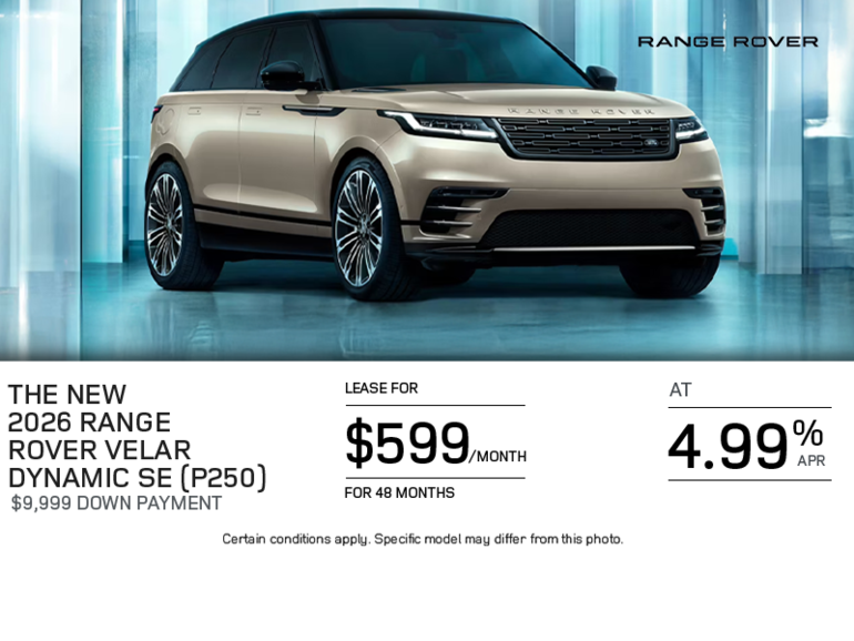 The 2026 Range Rover Velar