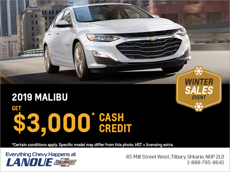 Get the 2019 Chevrolet Malibu