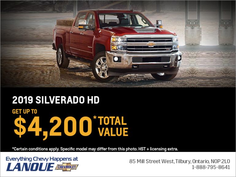 Get the 2019 Chevrolet Silverado HD