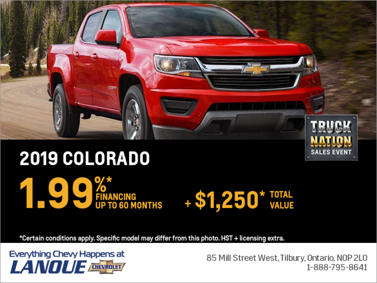Finance the 2019 Chevrolet Colorado