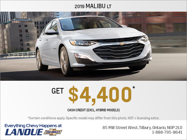 Get the 2019 Chevrolet Malibu