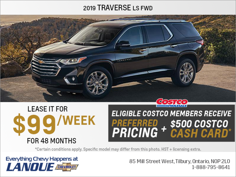 Get the 2019 Chevrolet Traverse