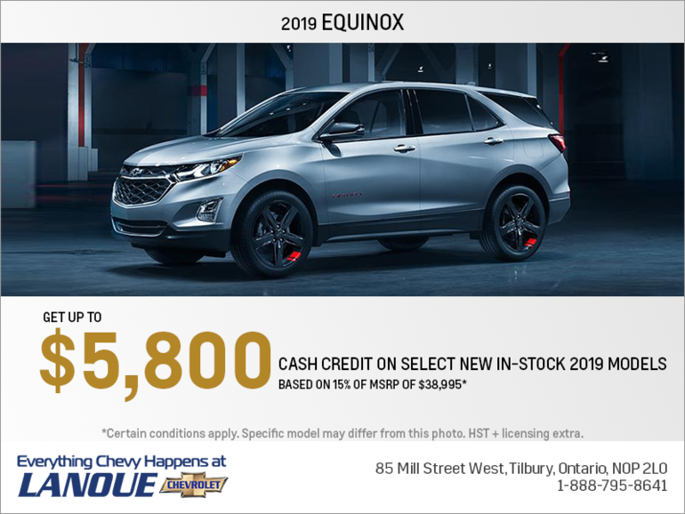 Get the 2019 Chevrolet Equinox