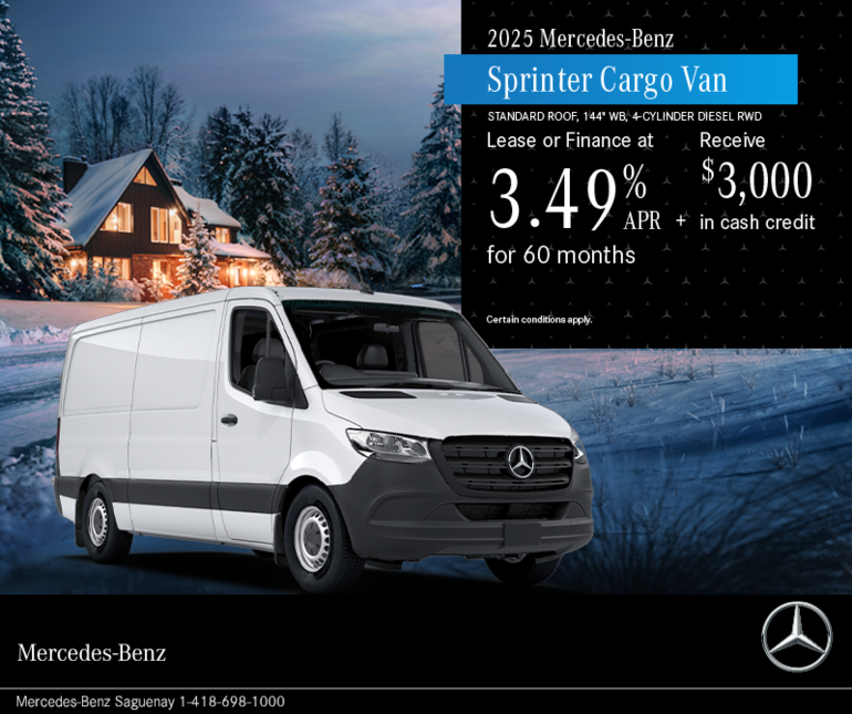 2025 Sprinter Cargo Van