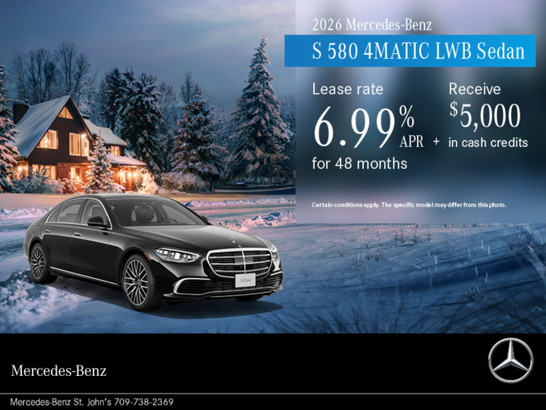 2026 S 580 4MATIC LWB Sedan