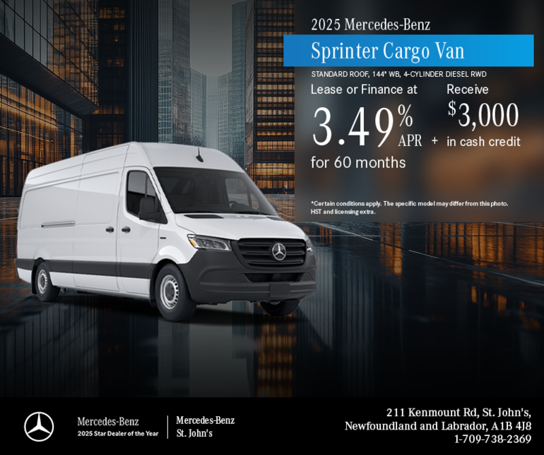 2025 Sprinter Cargo Van