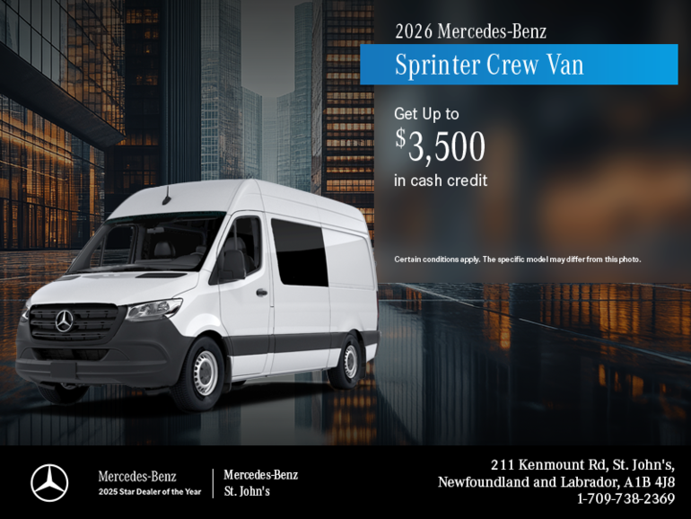 2026 Sprinter Crew Van