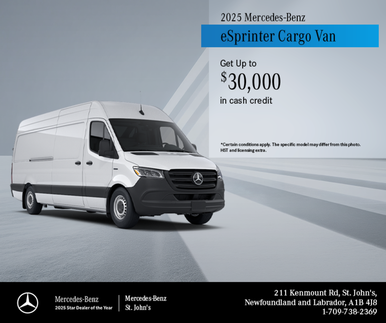 2025 eSprinter Cargo Van
