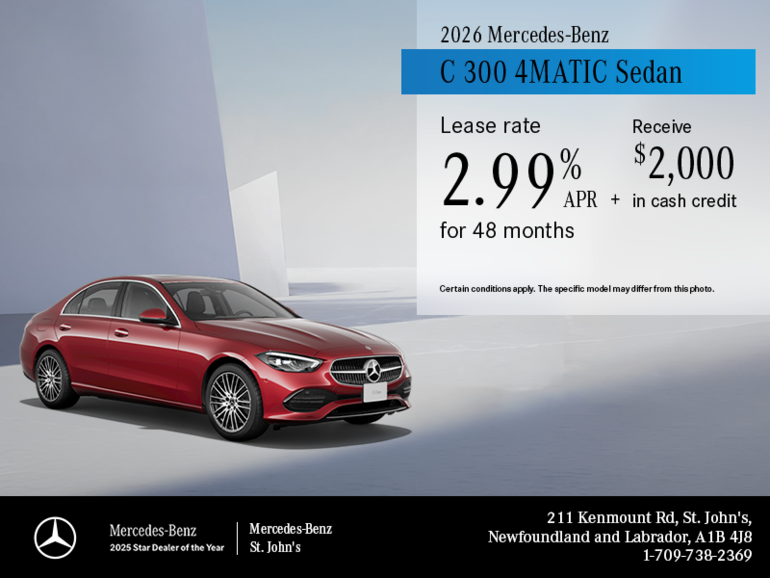 2026 Mercedes-Benz C-Class Sedan
