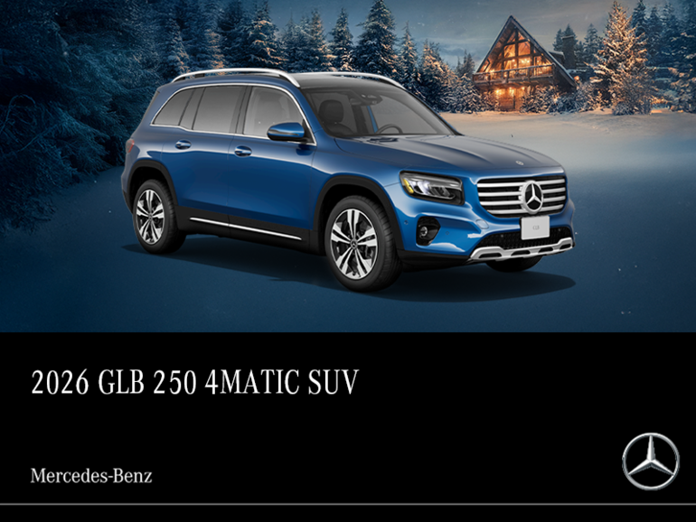 2026 GLB 250 4Matic SUV<br>- 24-month Lease at 6.49%*<br>- up to 1% Loyalty Rate Reduction^<br>