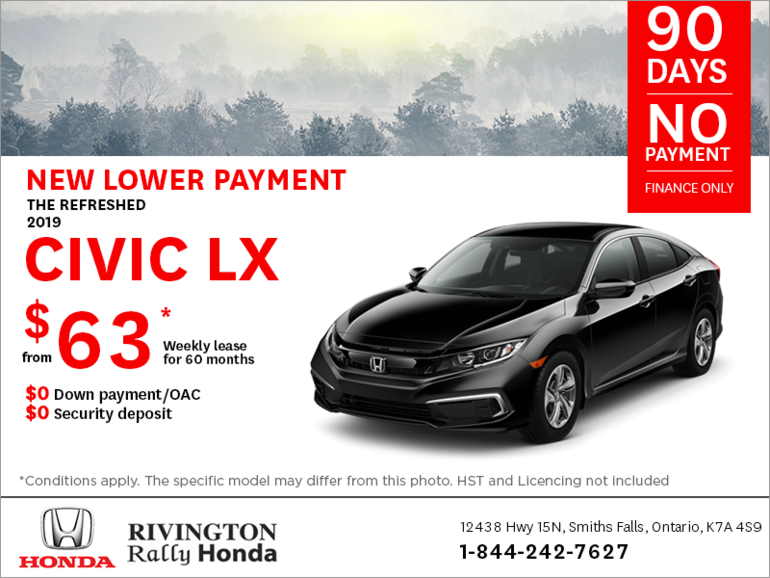 Lease the 2019 Honda Civic!