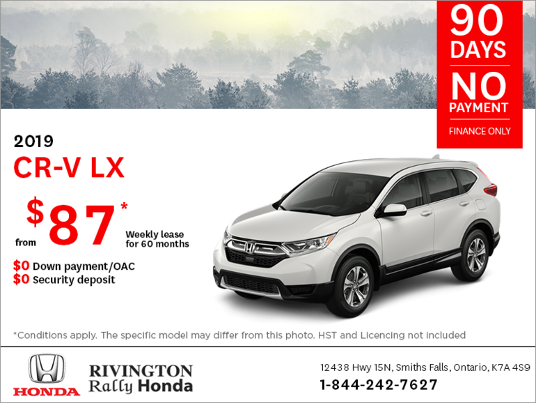 Lease the 2019 Honda CR-V!