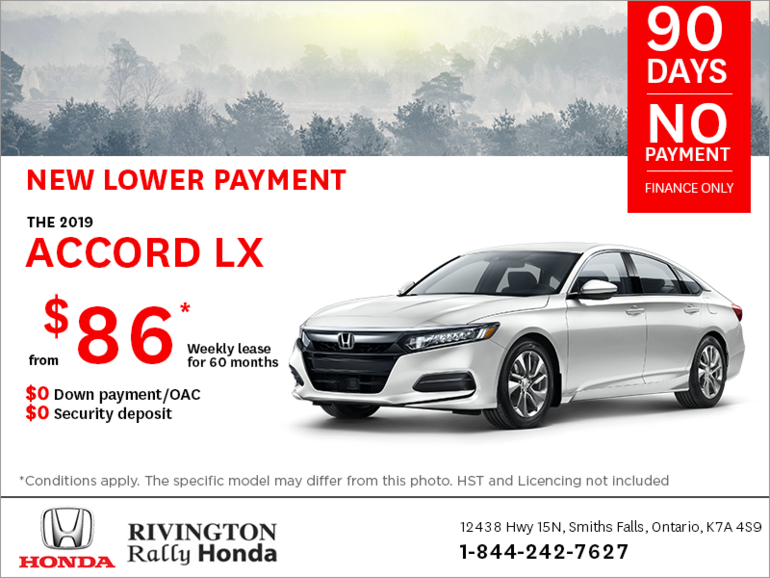 Lease the 2019 Honda Accord Sedan!