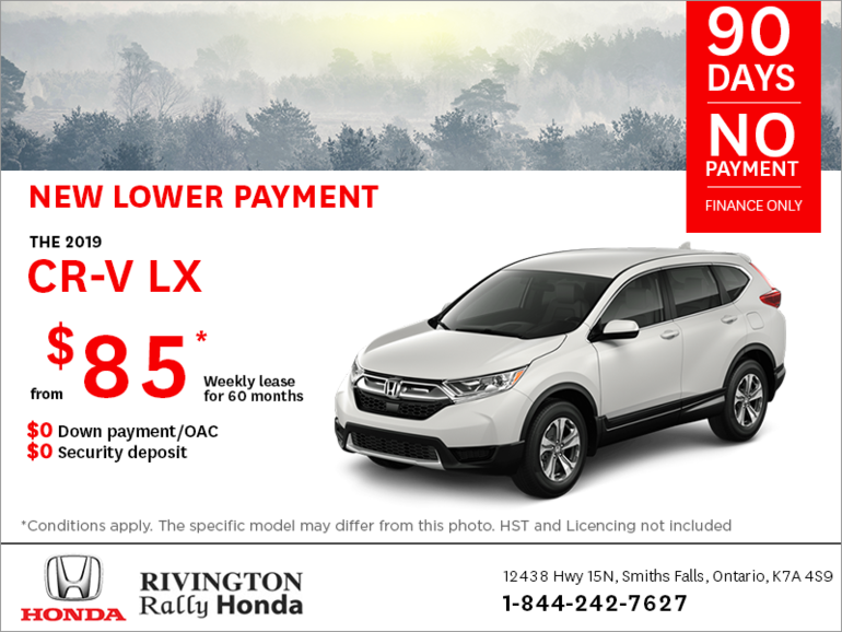 Lease the 2019 Honda CR-V!