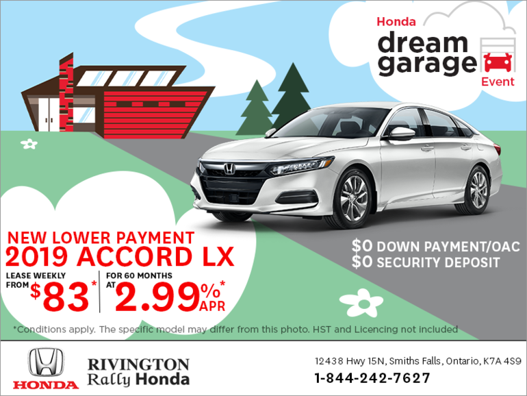 Lease the 2019 Honda Accord Sedan!