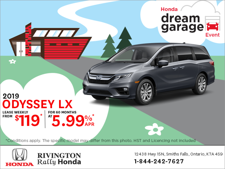 Lease the 2019 Honda Odyssey!