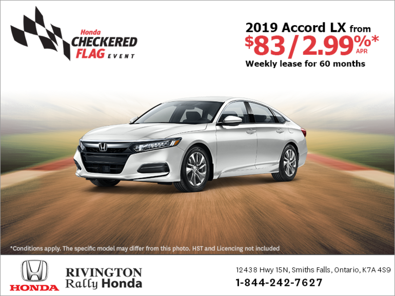 Lease the 2019 Honda Accord Sedan!