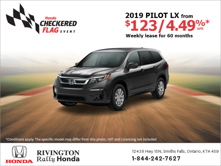Lease the 2019 Honda Pilot!