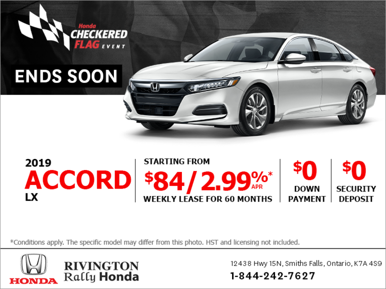 Lease the 2019 Honda Accord Sedan!