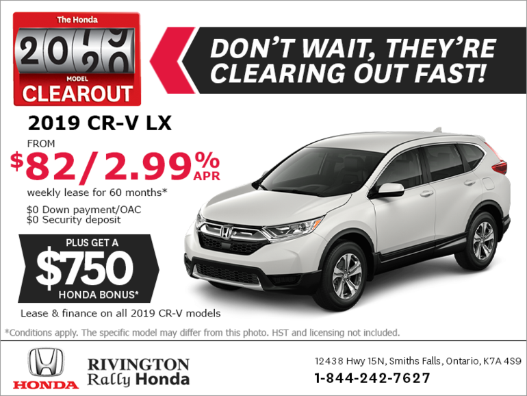 Lease the 2019 Honda CR-V!