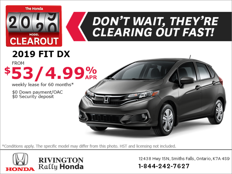 Lease the 2019 Honda Fit!