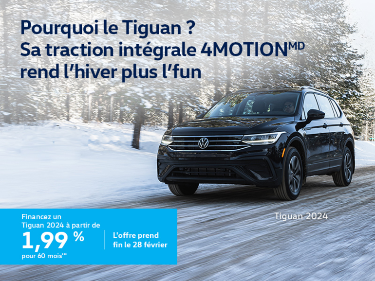 Procurez-vous le Volkswagen Tiguan 2024